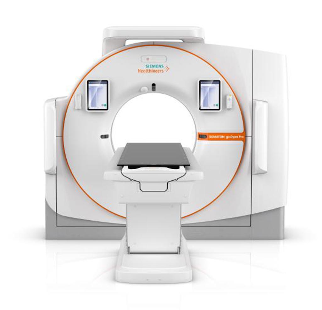 Image: The Somatom Go.Open Pro CT system (Photo courtesy of Siemens Healthineers).