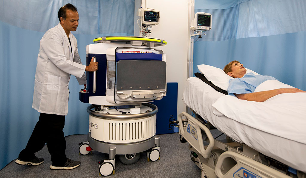 Image: The Lucy point-of-care MRI system (Photo courtesy of Hyperfine)