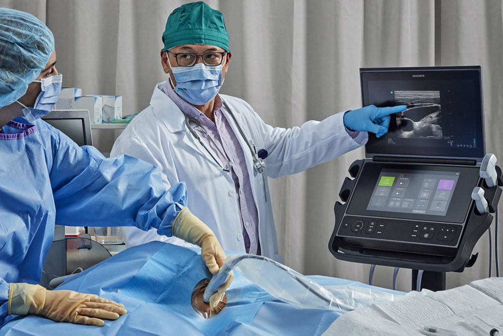 Image: The SonoSite PX ultrasound system at the point of care (Photo courtesy of Fujifilm SonoSite)