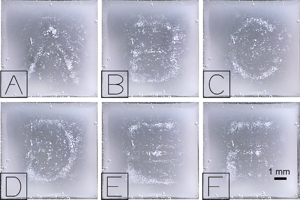 Image: Letters of the alphabet generated using modulated sound pressure profiles (Photo courtesy of MPI-IS)