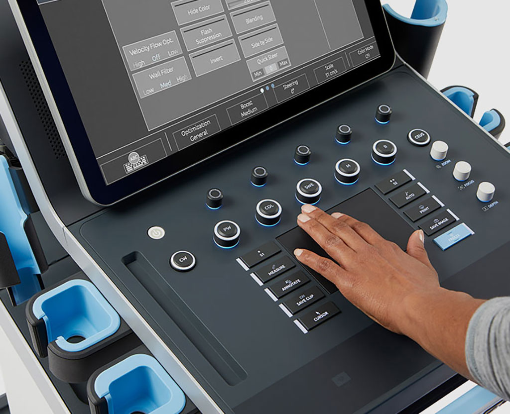 Image: The MACH 40 features the SonicPad touchpad, designed to reduce examination time and operator fatigue and injury (Photo courtesy of Hologic)