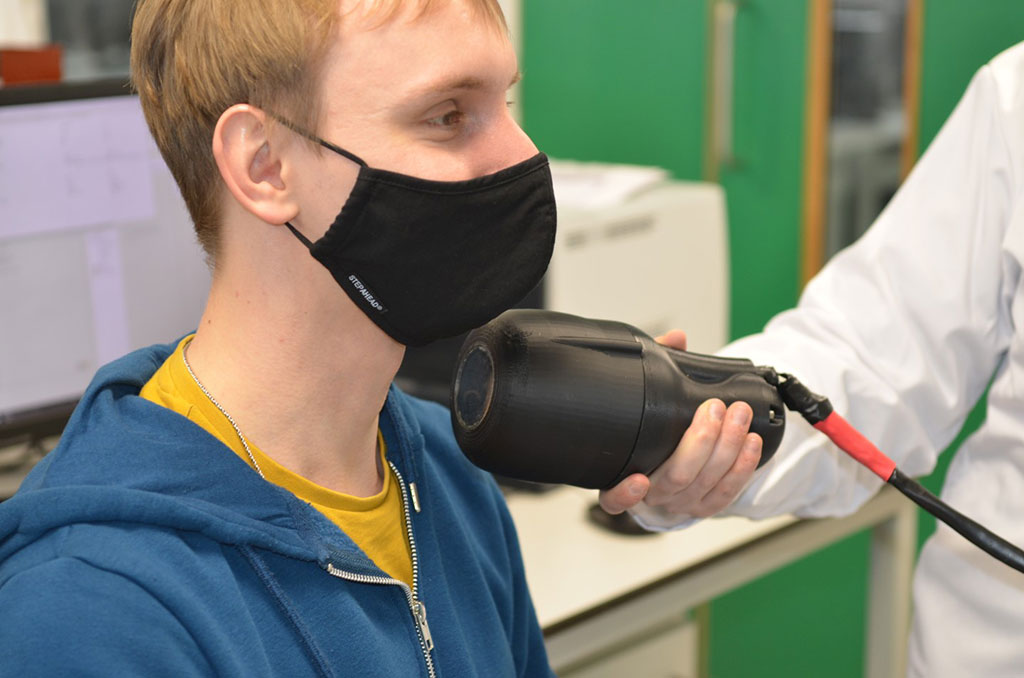 Image: Location a radioisotope source with the HGC system (Photo courtesy of LBORO)