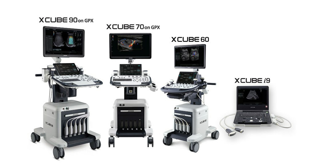 Image: The new X-CUBE line-up of ultrasound diagnostic systems (Photo courtesy of ALPINION)
