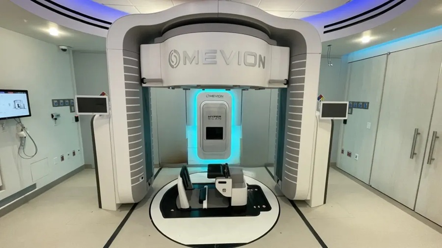 Image: Stanford Medicine unveiled the world’s first S250-FIT installation, developed in collaboration with Leo Cancer Care (photo courtesy of Mevion Medical)