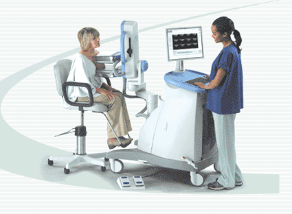 Image: The PEM Flex Solo II positron emission tomography scanner (Photo courtesy of Naviscan PET Systems).